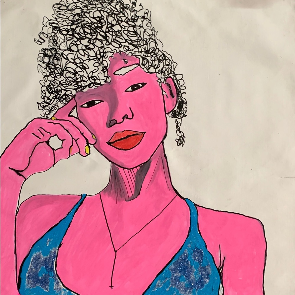 Sonia Remolina painting
